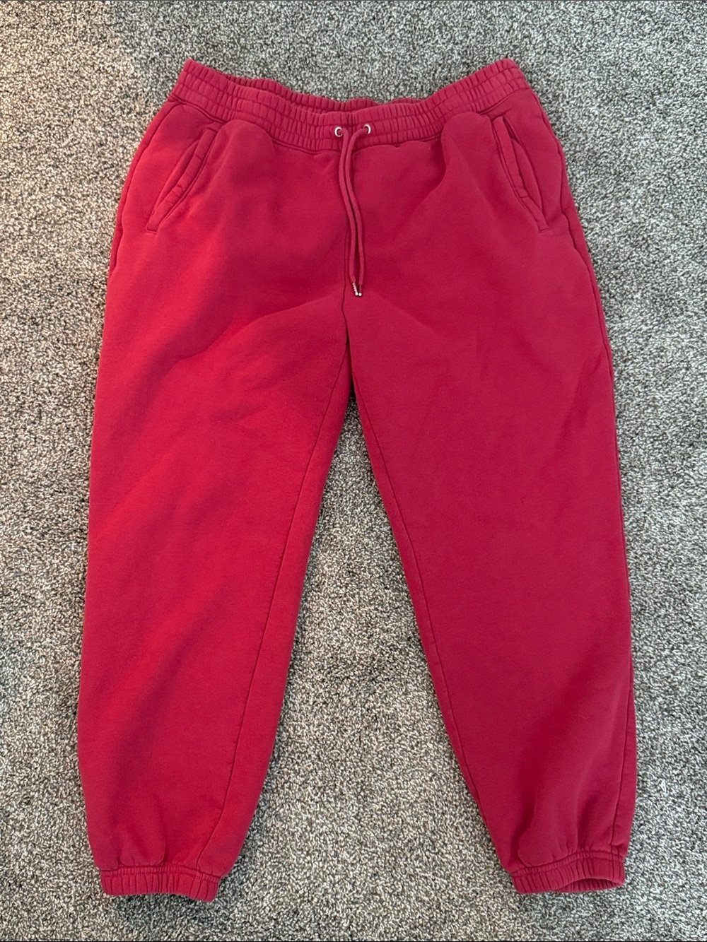 Abercrombie & Fitch Red Women's Fleece Joggers
